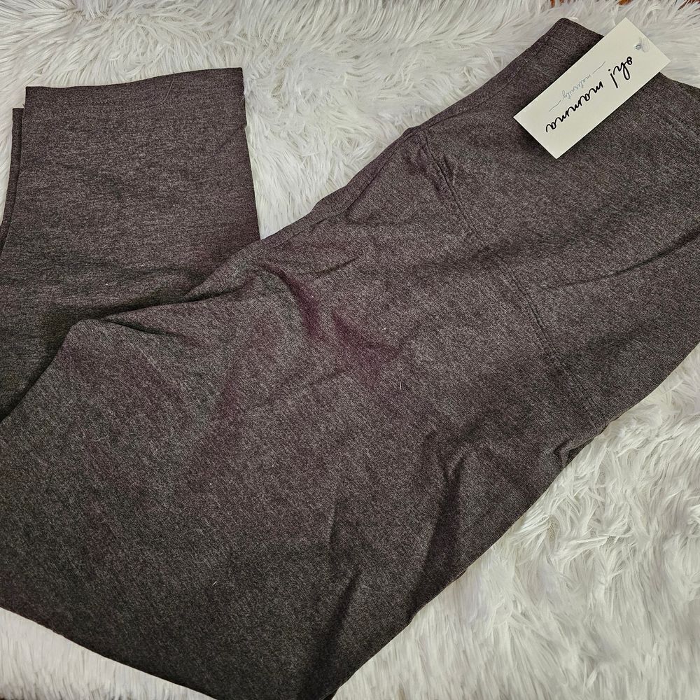 Oh! Mamma Maternity Size XL Charcoal Leggings